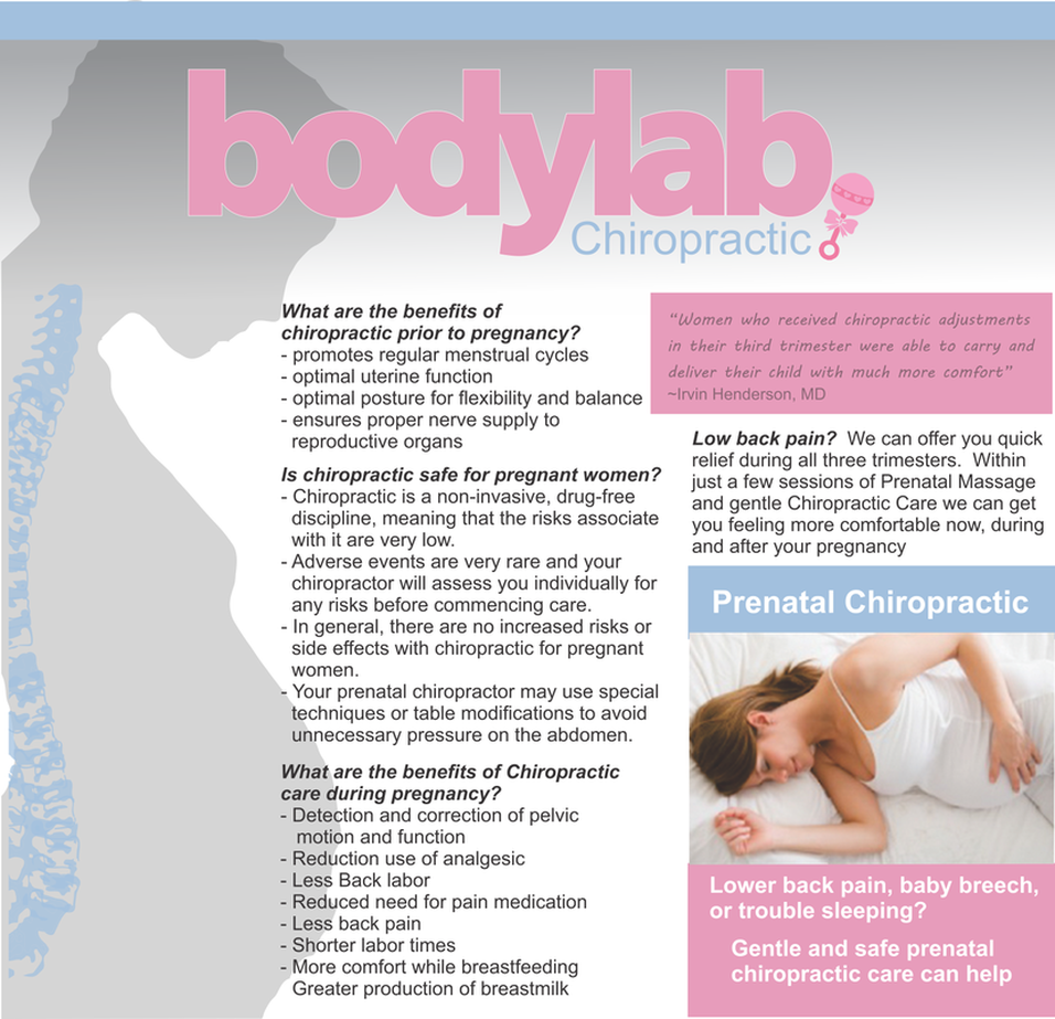 Bodylab Pregnancy Chiropractic Care